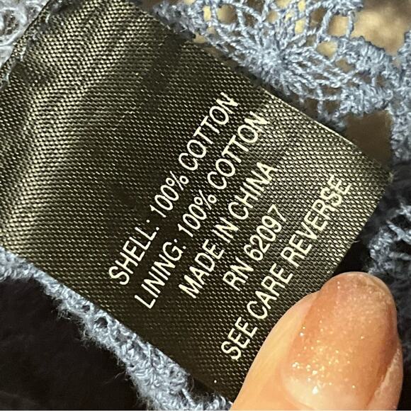 Y2K Vivienne Tam Runway Lace Cutout Sheer Panel Dress 4 Boho Coquette Romantic - Picture 12 of 12